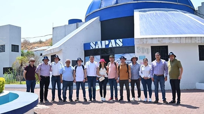 SAPAS La Piedad expone su modelo de trabajo a alcalde de La Ceja, Colombia