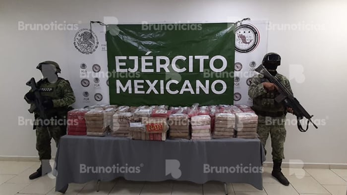 Asegura Ejército 250 kilos de cocaína en Nuevo León