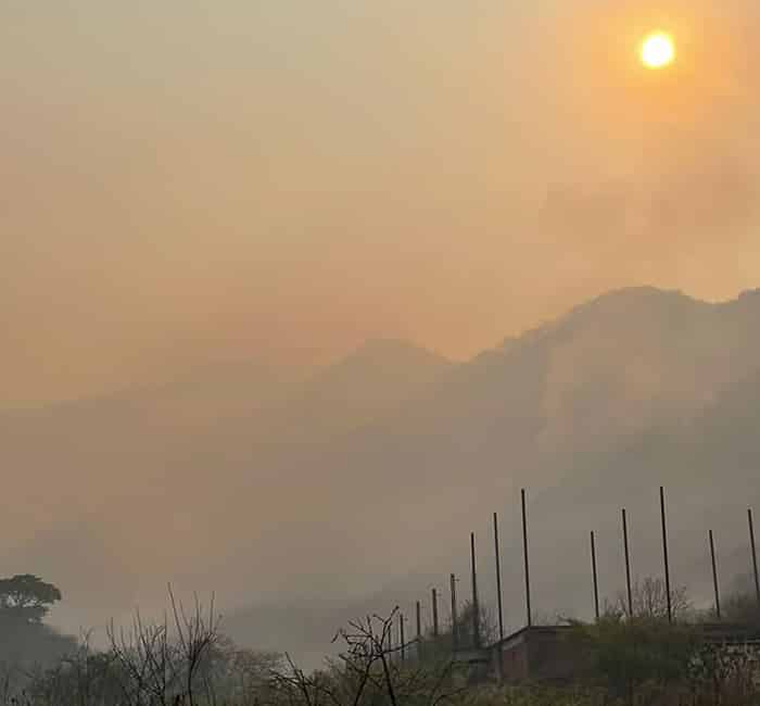 incendio forestal Churintzio Zináparo