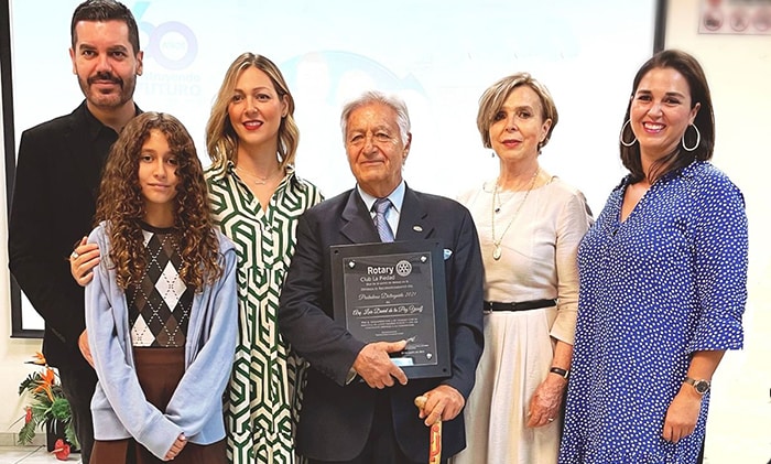 Club Rotario reconoce como Piedadense Distinguido al arquitecto Luis David de la Paz