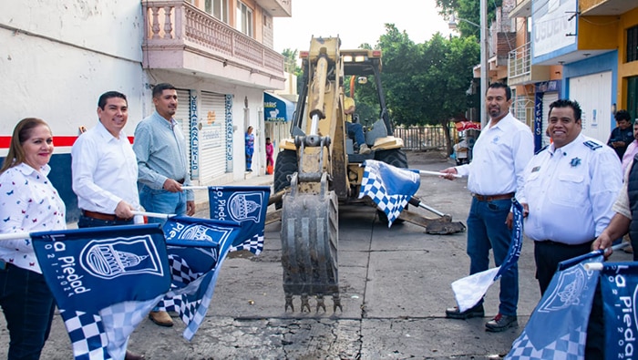 Continúa pavimentación de calle Pedro Aceves en La Piedad