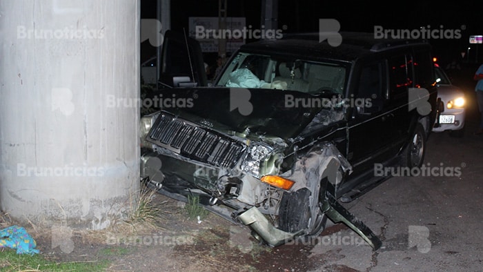 Carambola nocturna de 3 vehículos en carretera La Piedad – Guadalajara