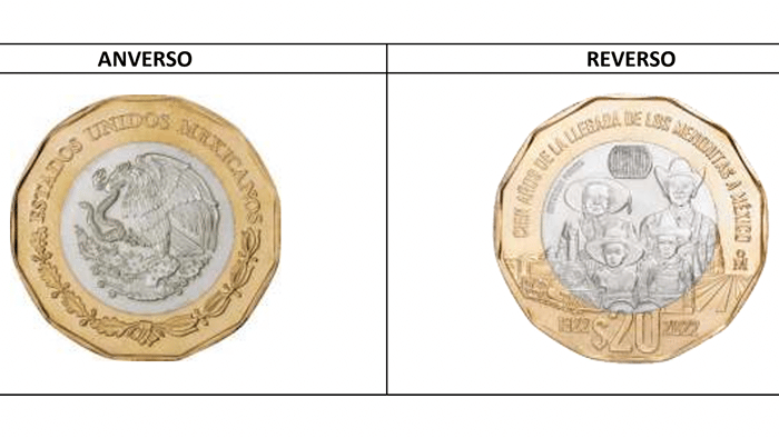 Banco de México lanza moneda de $20 pesos conmemorativa