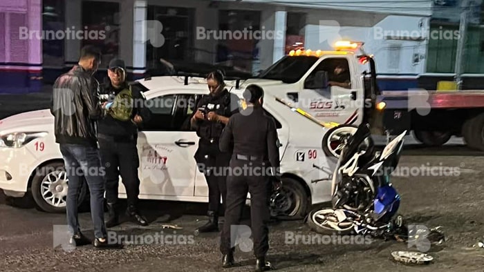 Choque en boulevard Lazaro Cárdenas de La Piedad dejó 1 mujer lesionada