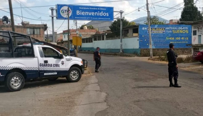 Guardia Civil Michoacán monta operativo en los límites con Guanajuato