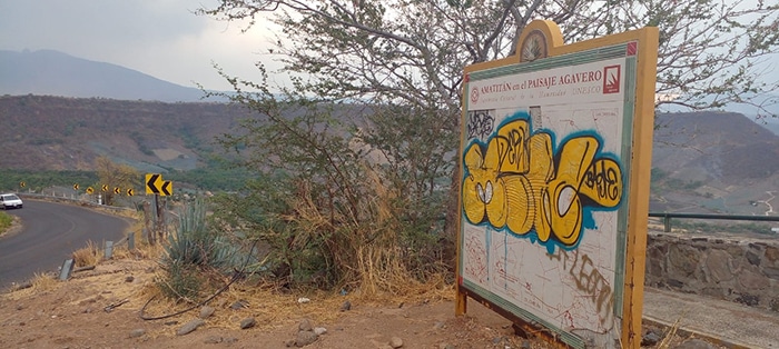 paisaje agavero vandalismo