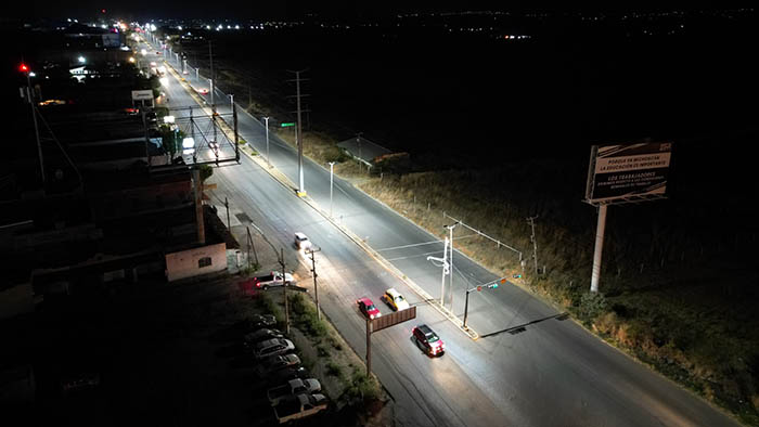 Reportan la instalación de 2 mil 240 lámparas led para el alumbrado público en La Piedad