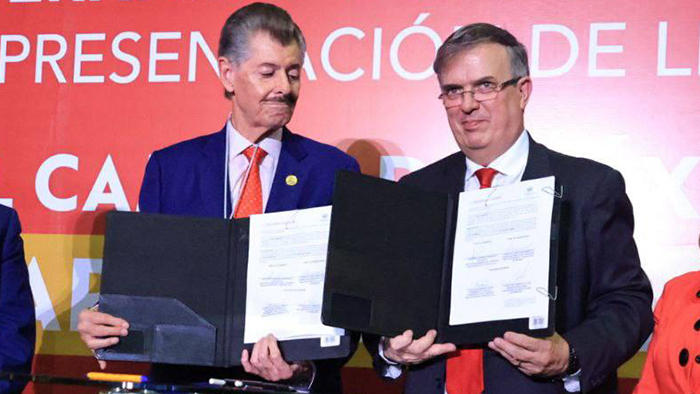 Firman convenio de colaboración SRE y CRT; para la protección del Tequila