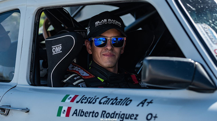 El piloto de La Piedad, Jesús Carballo entre los mejores del Rally de Chihuahua Express