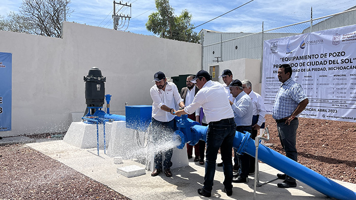 Ciudad del Sol cuenta con nuevo pozo abastecedor de agua