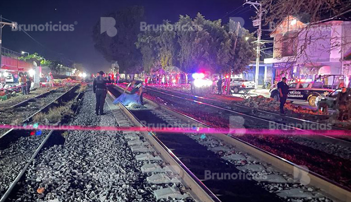 Tren arrolla y mata a hombre en Yurécuaro; la víctima era de Quiroga