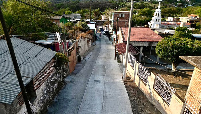 Avanzan pavimentaciones en El Fuerte con el Programa Cemento de La Piedad