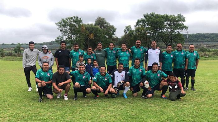 Guanajuatillo de Veteranos C con 2 victorias al hilo en la Liga Piedadense de Futbol