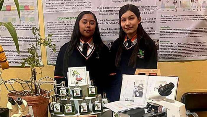 Alumnas de CECYTEM Penjamillo el mejor proyecto en Expo-Ideas Michoacán y viajarán a Brasil