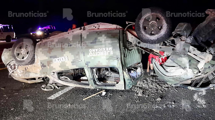 Mueren 2 soldados y 9 más heridos tras choque en carretera Pénjamo – La Piedad