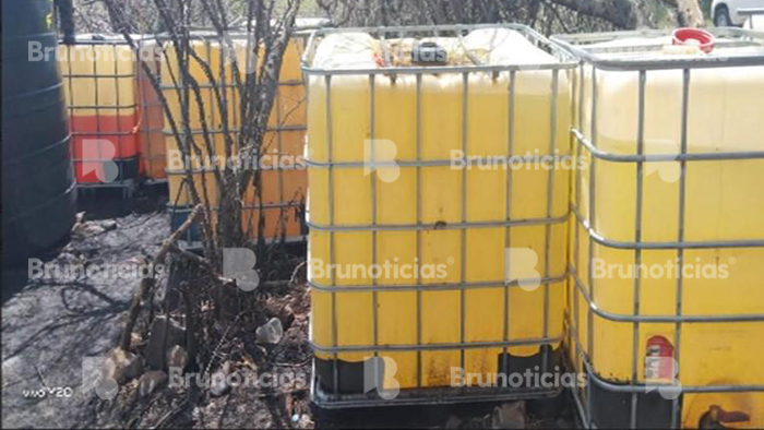 FGR asegura otra toma clandestina y combustible en Degollado, Jalisco