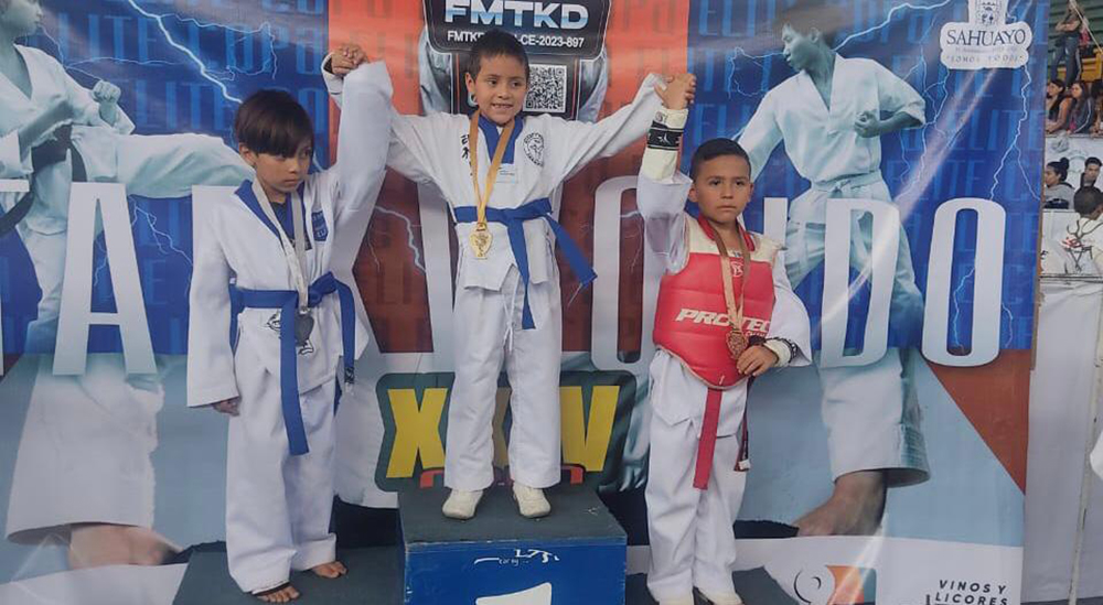 Taekwondoines de La Piedad obtienen 10 medallas en el torneo Elite de Sahuayo
