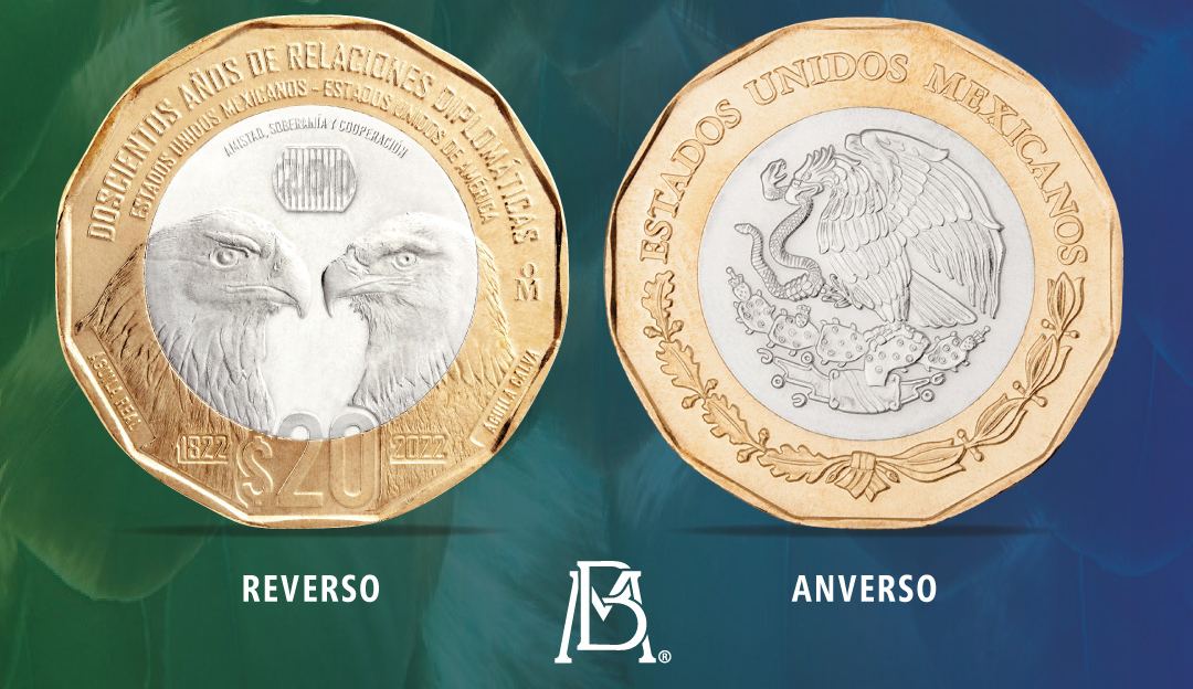 Lanza Banco de México moneda de $20 pesos conmemorativa