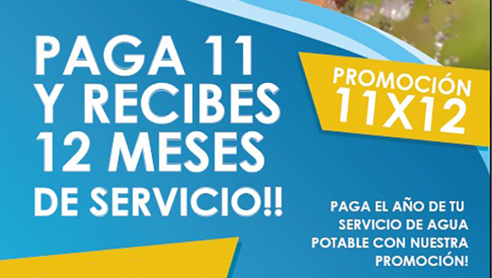 Anuncia SAPAS La Piedad promoción 11×12
