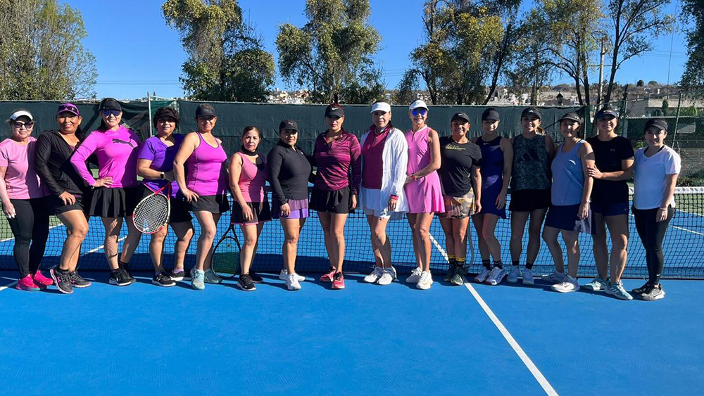Exponentes del Tenis femenil de La Piedad y Zamora tuvieron Dual Meet en el Club Raqueta Sol