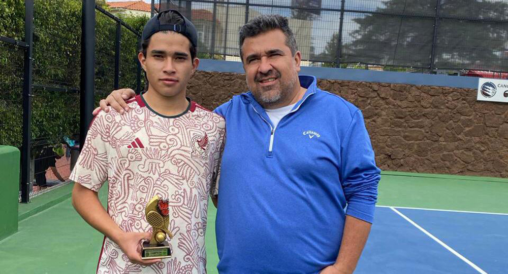 Mauricio Rojas Ibarra listo para el Nacional de Tenis de 18 y menores