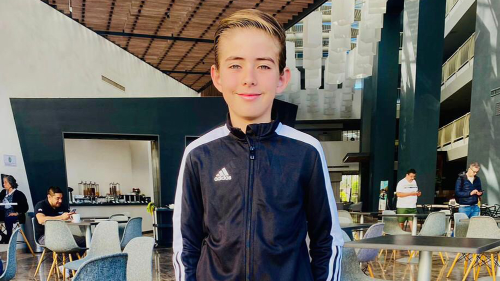 Niño piedadense entre los 8 mejores tenistas de su categoría en México