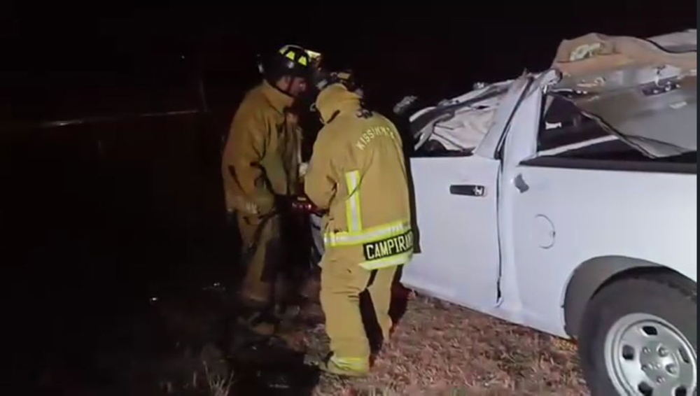 Cobra 3 vidas choque de camioneta contra vaca en la Autopista cerca de Churintzio