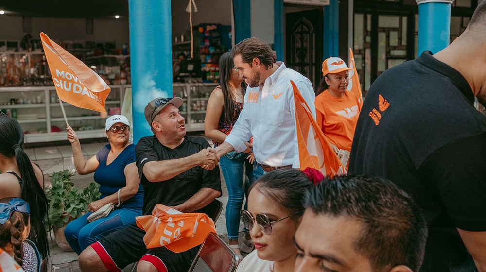 Octavio Mercado estuvo en Tanhuato; “se pintará de naranja” afirmó el candidato a diputado local