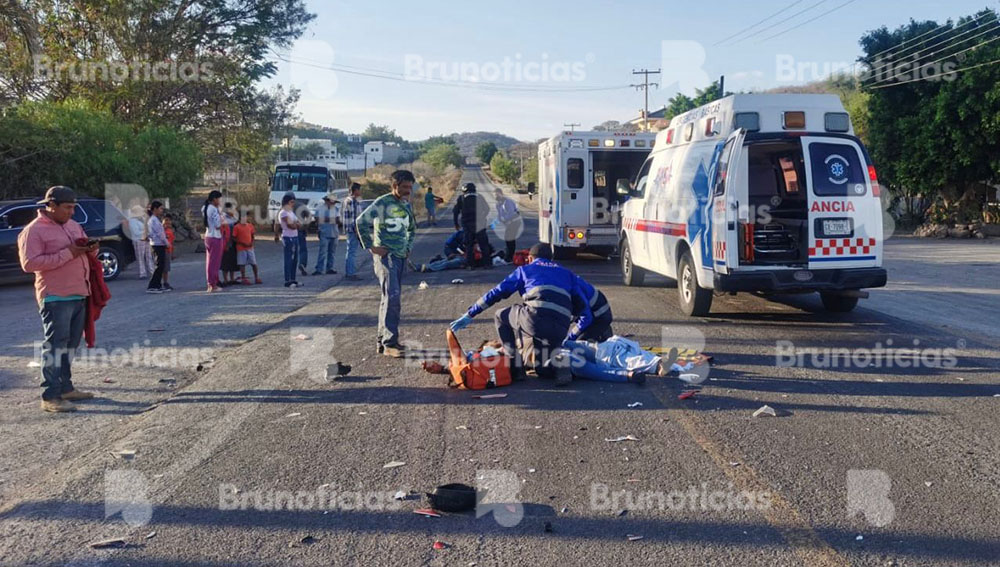 1 motociclista murió cerca de La Viguería, Pénjamo